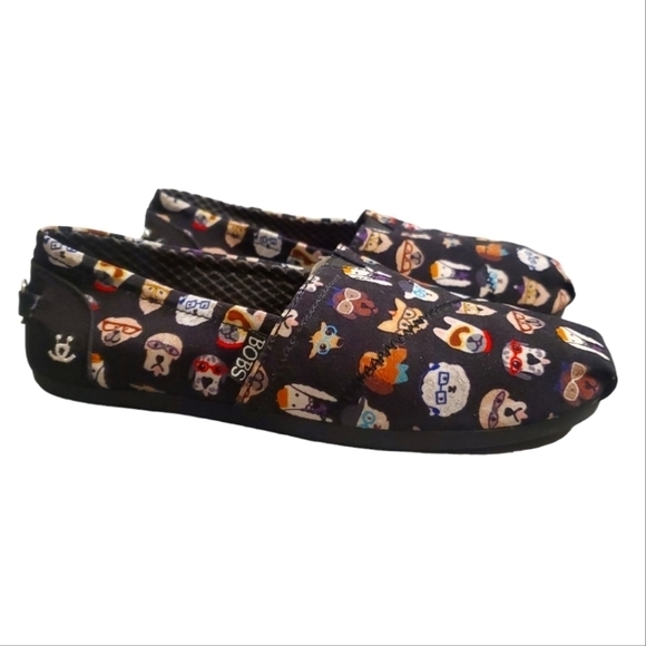 SKECHERS‎ Women's BOBS Plush- Pup Smarts Slip-On Casual Shoes, Black 6.5 - Picture 1 of 6